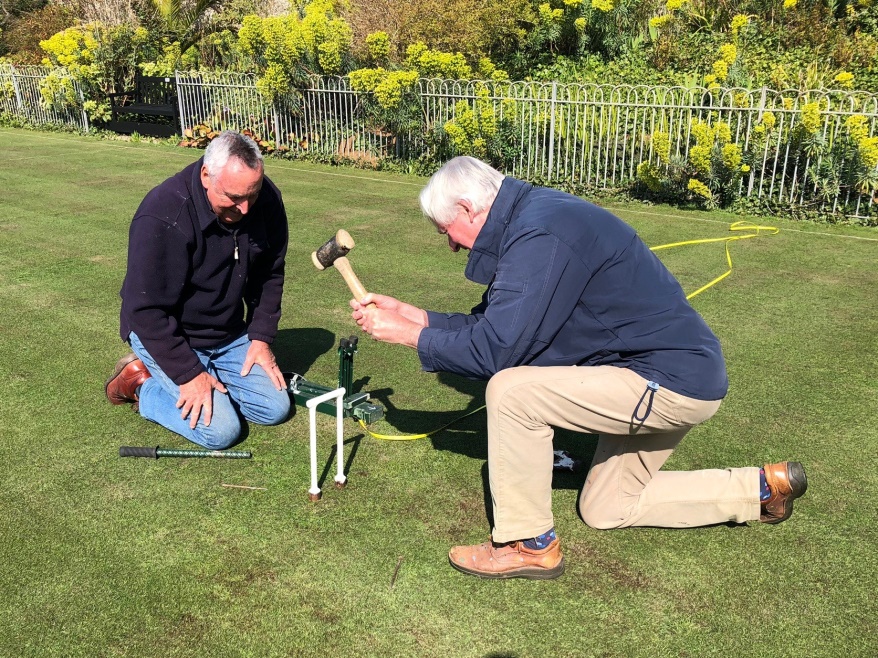 C:\Users\Brian\Documents\My Documents\Dad\Croquet Club\Chairman Newsletter\May 2019\Setting Out The Hoops.JPG